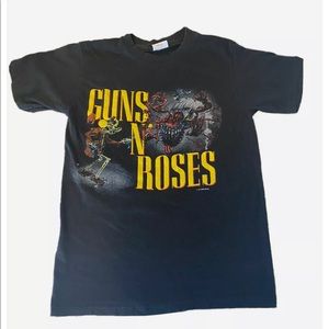 Rare Vintage Guns N Roses Banned Tour Tee